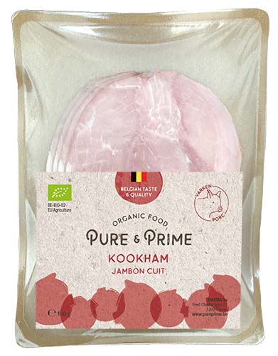 Pure & Prime Jambon cuit au four bio 100g
